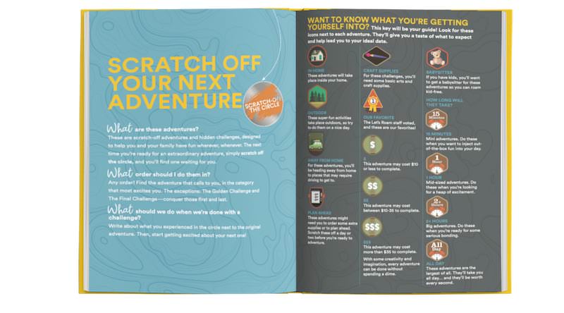 Scratch Off Date Book Adventures From Scratch by Let's Roam