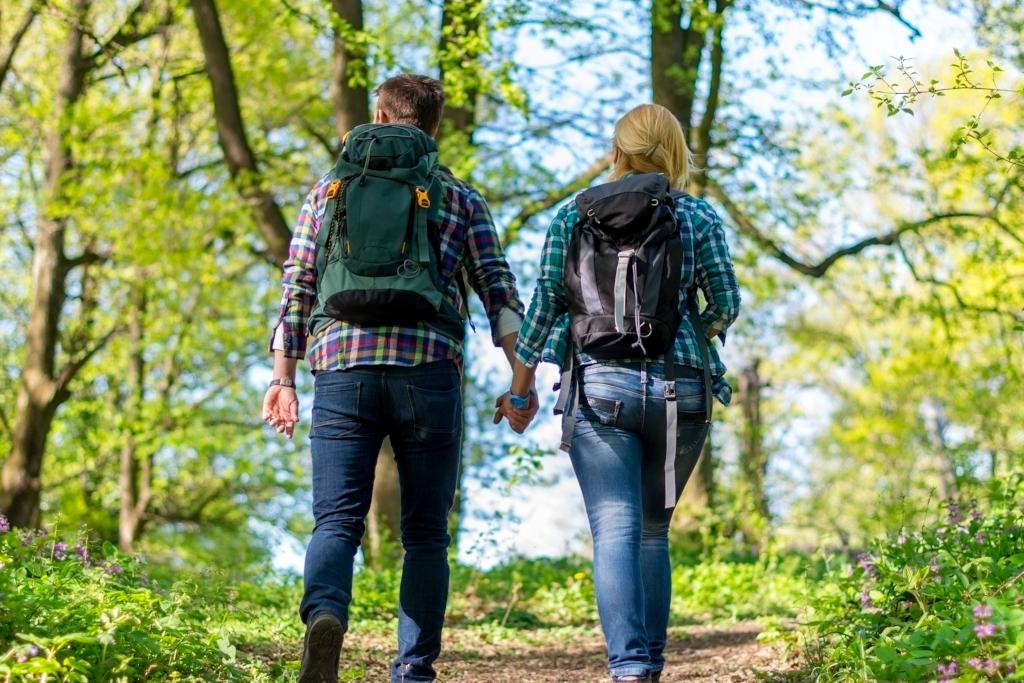 Couple on a Hike